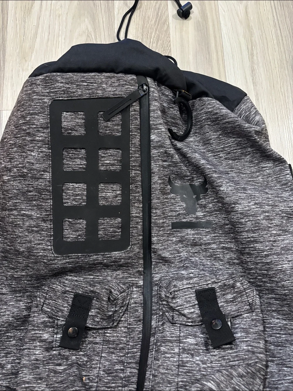 Under Armour Project Rock 90 Bag X-Large Backpack Bag Entrenar Dark Gray Duffel